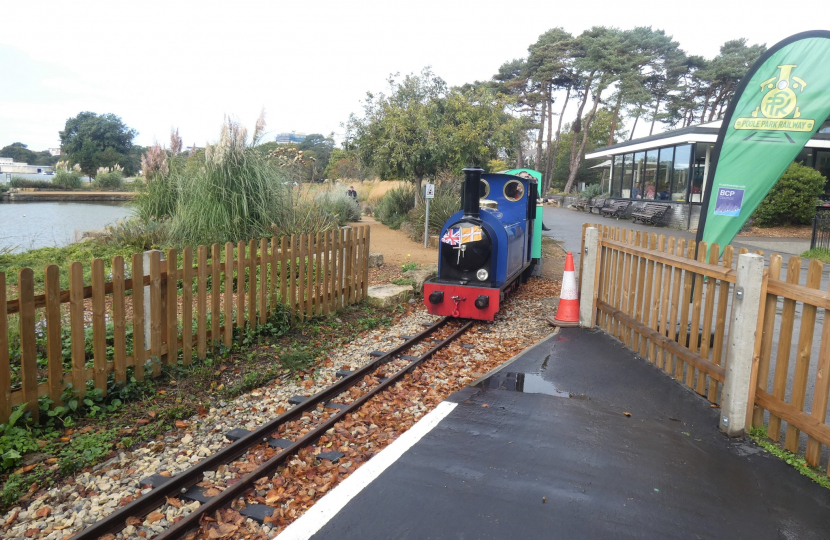 Poole Park railway reopens